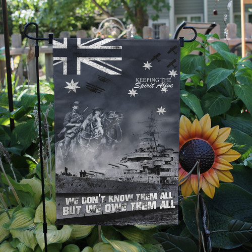 Australia Anzac Flag - Anzac Day Remember All The Battles Fought